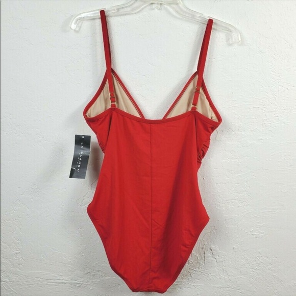 Red La Banca Swimsuit - Picture 5 of 8